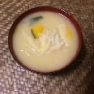 切り干し大根とかぼちゃのお味噌汁